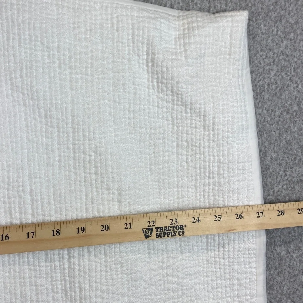 Olivia & Oliver cotton shams European square neutral quilted farmhouse cottage